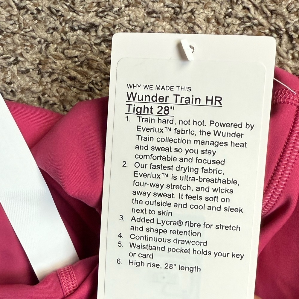 Lululemon Wunder Train High-Rise Leggings - Picture 4 of 5